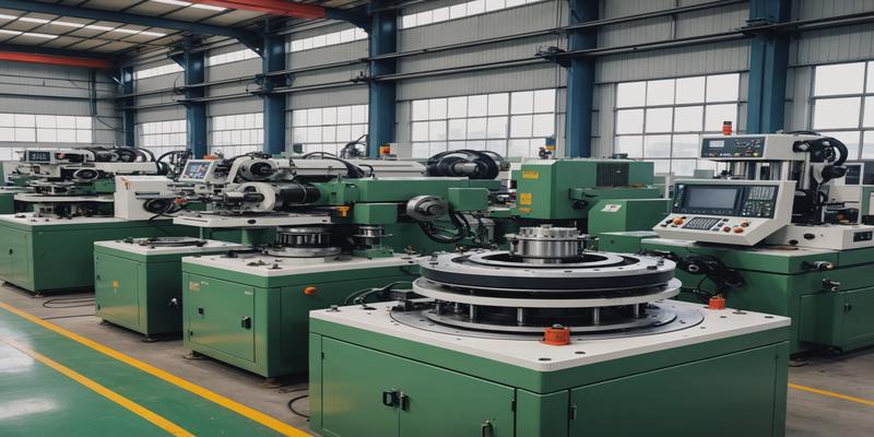 CNC wire forming machine producing precision components at high speed