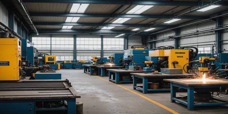 Engineer reviewing metal fabrication drawings and quality documentation